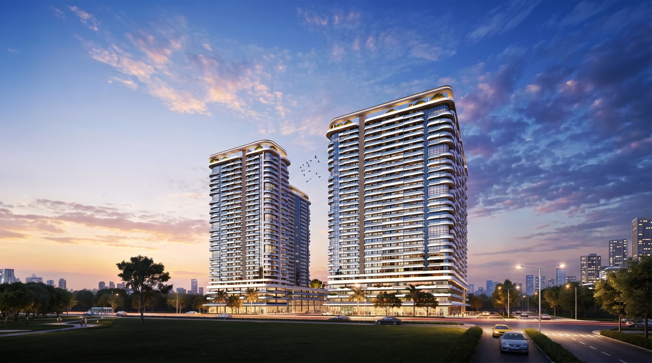 Phối cảnh kiến trúc Prima Bay