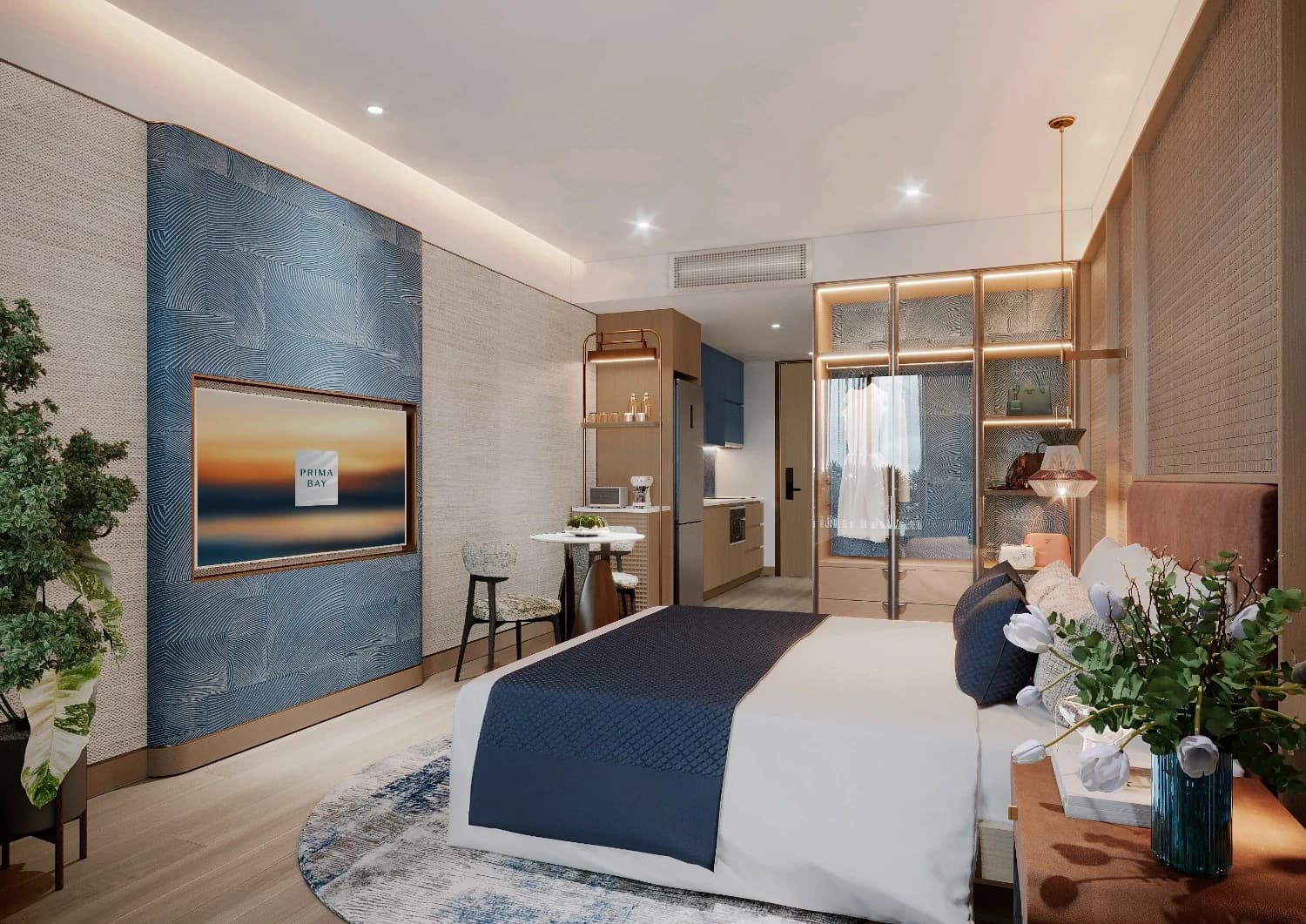 Sảnh đón chuẩn khách sạn Prima Bay