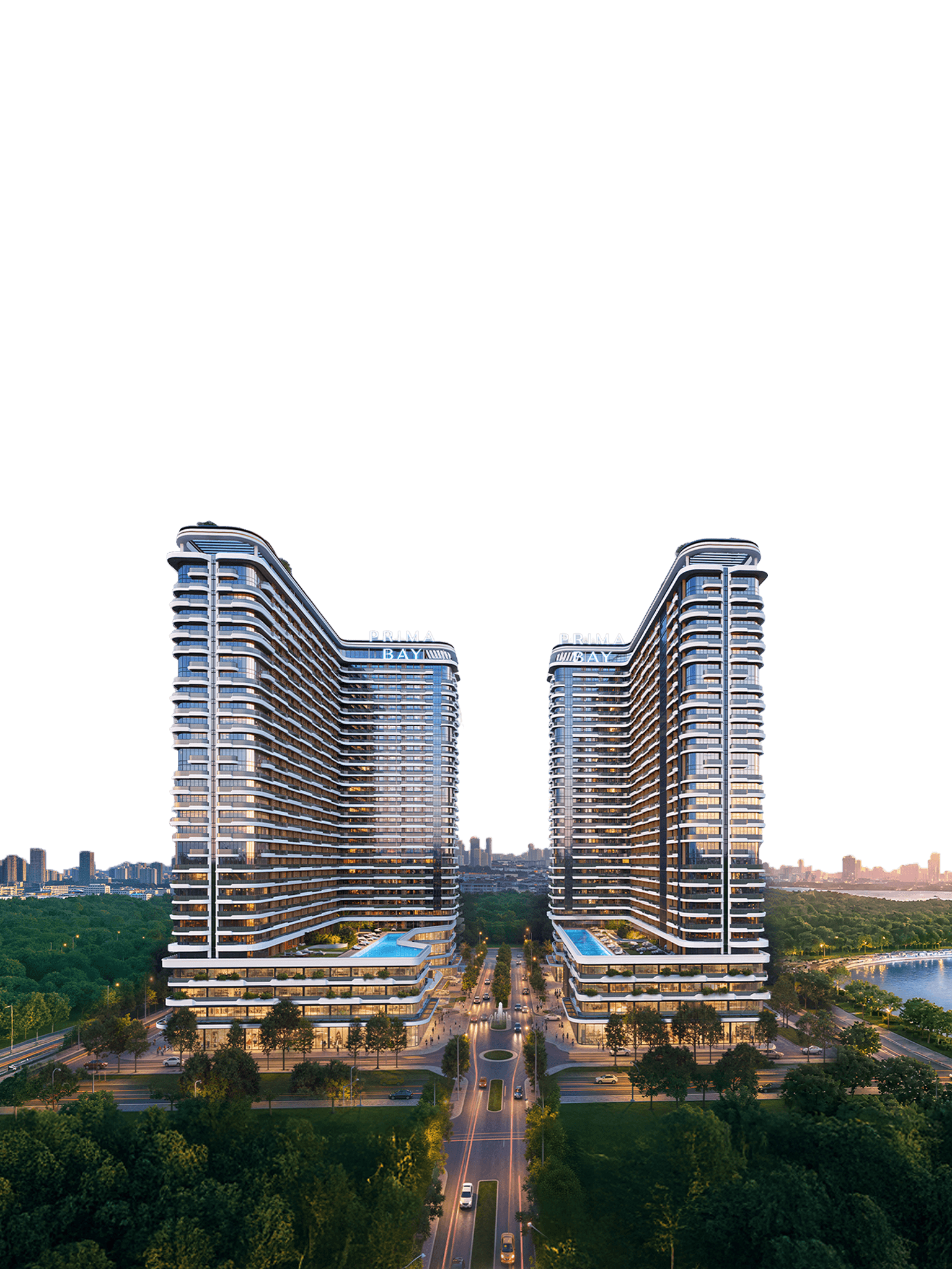 Phối cảnh tháp Prima Bay